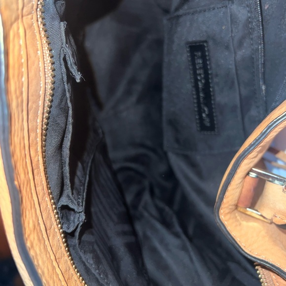 Rebecca Minkoff Tan Leather Fringe Handbag - Picture 8 of 10